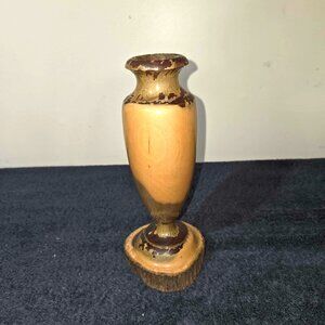 🌿 Vintage ABO Brand Mulga Wood Bud Vase
